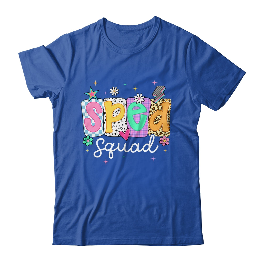 SPED Teacher Squad Floral Special Education Back To School Shirt & Hoodie | siriusteestore