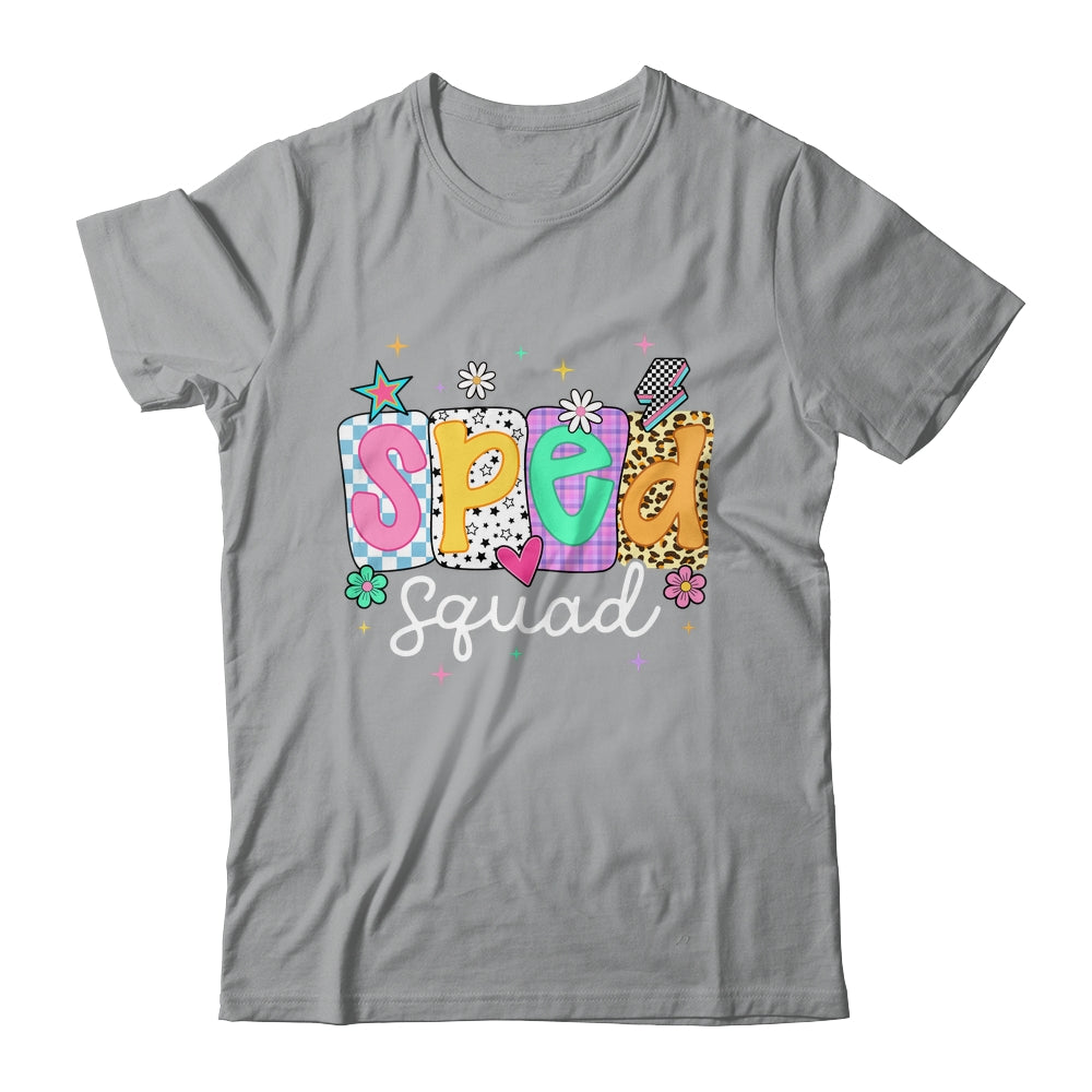 SPED Teacher Squad Floral Special Education Back To School Shirt & Hoodie | siriusteestore
