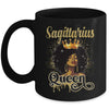 Sagittarius Queen Birthday Afro Girls Black Zodiac Birthday Mug | siriusteestore