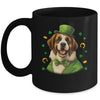 Saint Bernard St Patricks Day Leprechaun Shamrock Irish Mug | siriusteestore