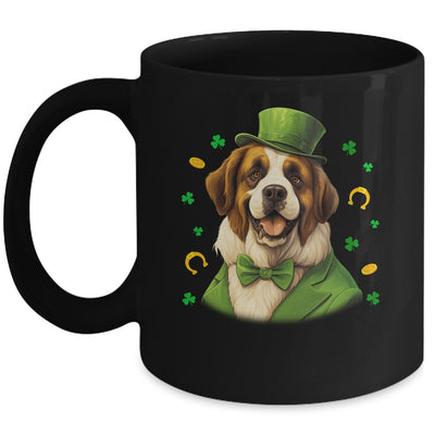 Saint Bernard St Patricks Day Leprechaun Shamrock Irish Mug | siriusteestore
