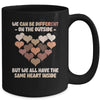 Same Heart Inside Black History Month African Women Men Mug | siriusteestore