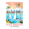 San Diego Travel Print Poster California Balboa Park Souvenir Wall Art Landscape Picture Suitable For Home Room Living Room Office Bedroom Decor Unframed | siriusteestore