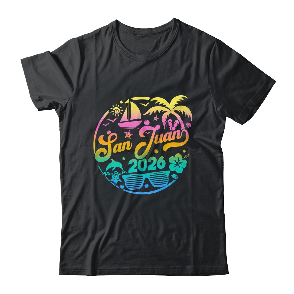San Juan 2026 Family Vacation Beach Matching Group Shirt & Tank Top | siriusteestore