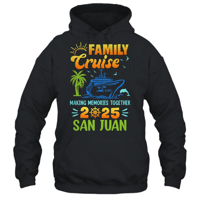 San Juan Cruise 2025 Family Friends Group Vacation Matching Shirt & Tank Top | siriusteestore