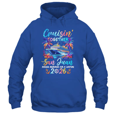 San Juan Cruise 2026 Family Cruisin' Vacation Together Shirt & Tank Top | siriusteestore