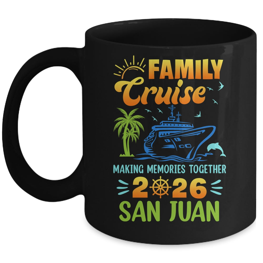 San Juan Cruise 2026 Family Friends Group Vacation Matching Mug | siriusteestore