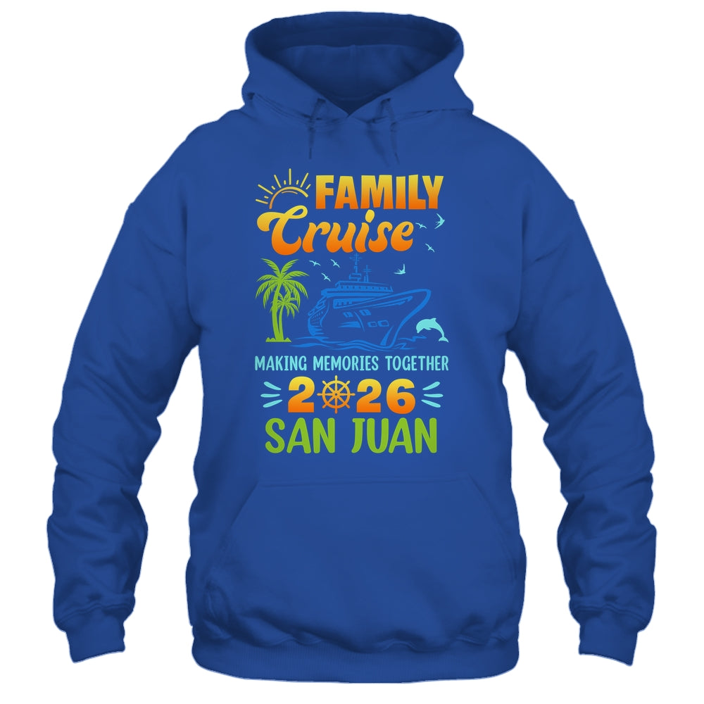 San Juan Cruise 2026 Family Friends Group Vacation Matching Shirt & Tank Top | siriusteestore