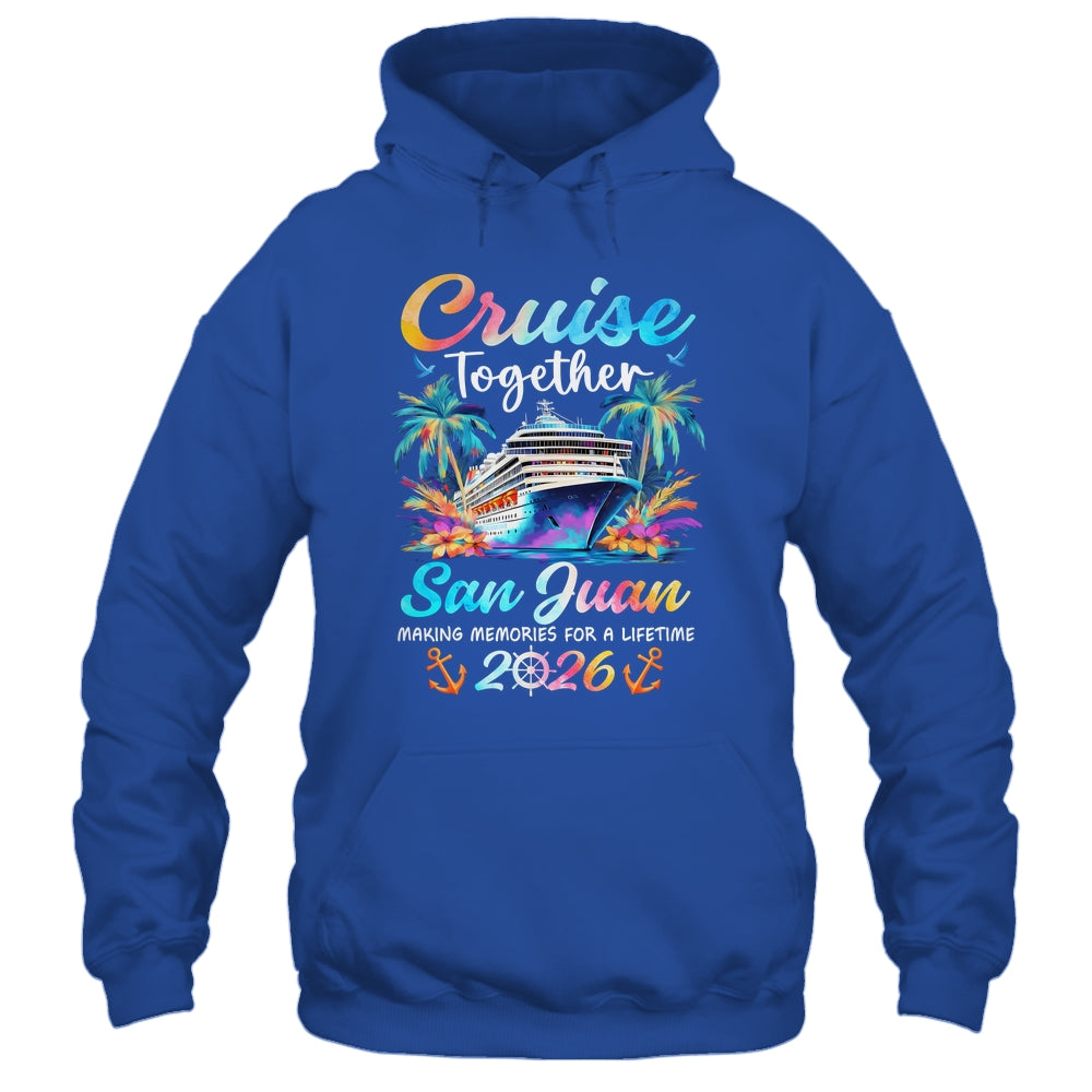 San Juan Cruise 2026 Family Vacation Cruisin’ Together Shirt & Tank Top | siriusteestore