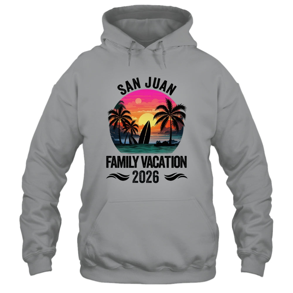 San Juan Family Vacation 2026 Matching Outfits Beach Summer Shirt & Tank Top | siriusteestore