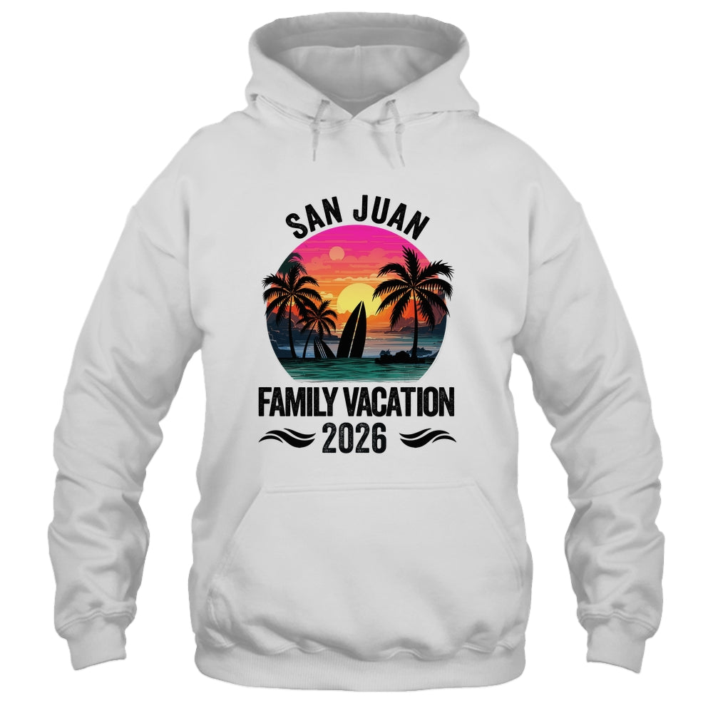 San Juan Family Vacation 2026 Matching Outfits Beach Summer Shirt & Tank Top | siriusteestore