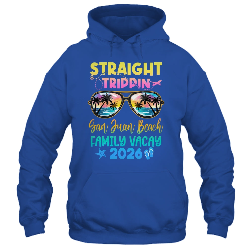 San Juan Family Vacay Vacation 2026 Straight Trippin Shirt & Tank Top | siriusteestore