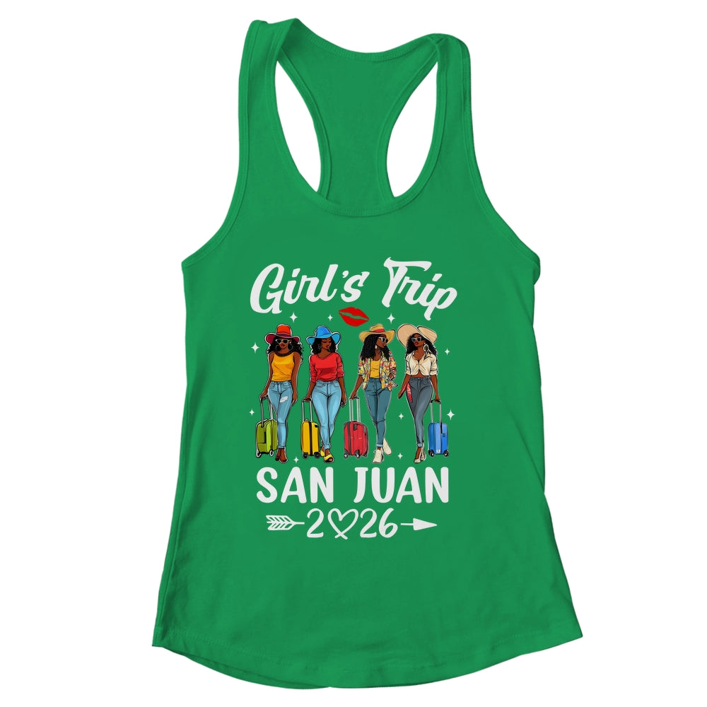 San Juan Girls Trip 2026 Birthday Squad Women Vacation Shirt & Tank Top | siriusteestore