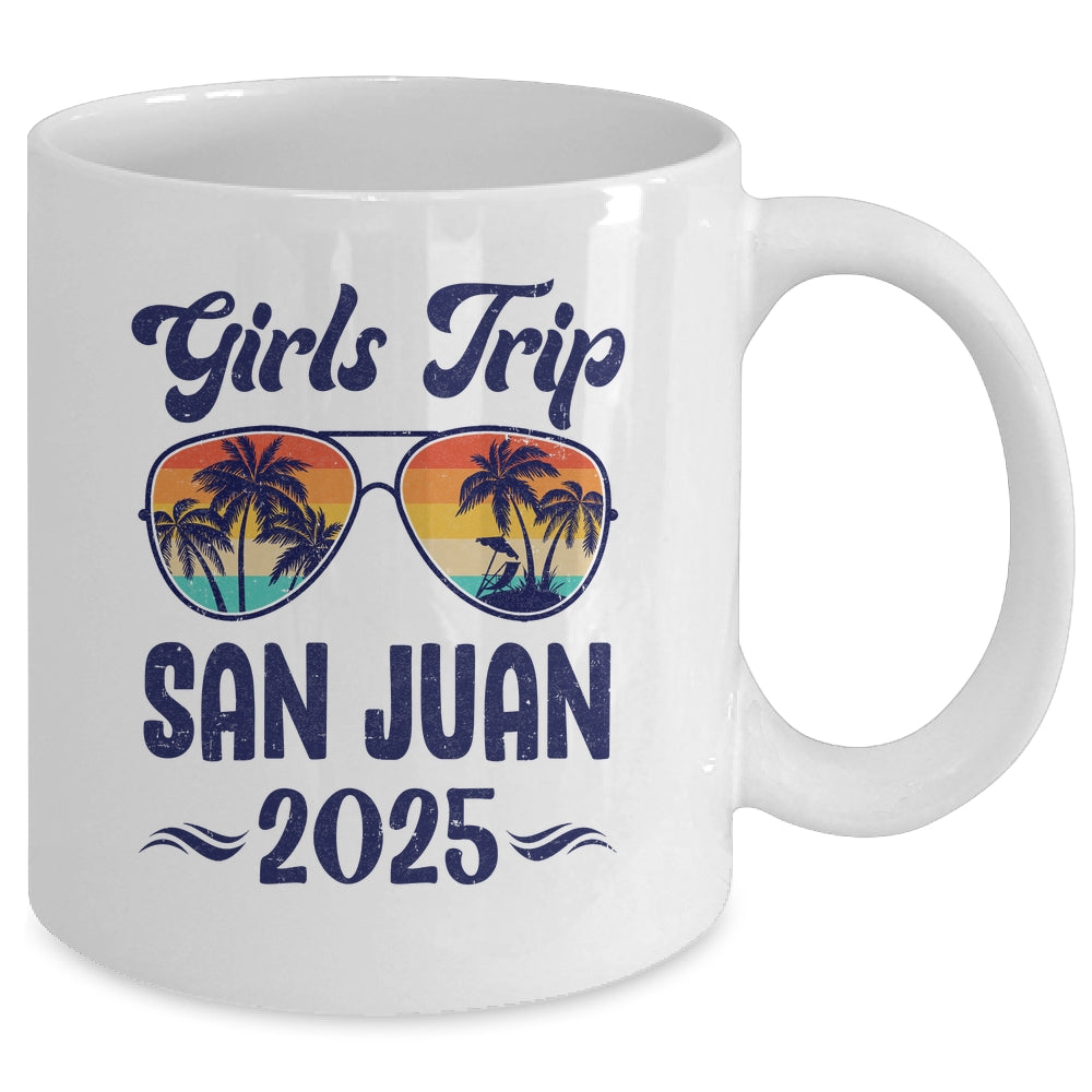 San Juan Girls Trip Beach Vacation 2025 Matching Group Mug | siriusteestore