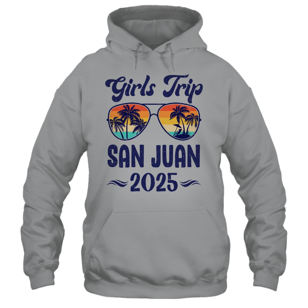 San Juan Girls Trip Beach Vacation 2025 Matching Group Shirt & Tank Top | siriusteestore