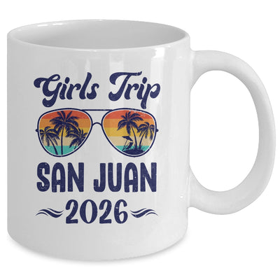 San Juan Girls Trip Beach Vacation 2026 Matching Group Mug | siriusteestore