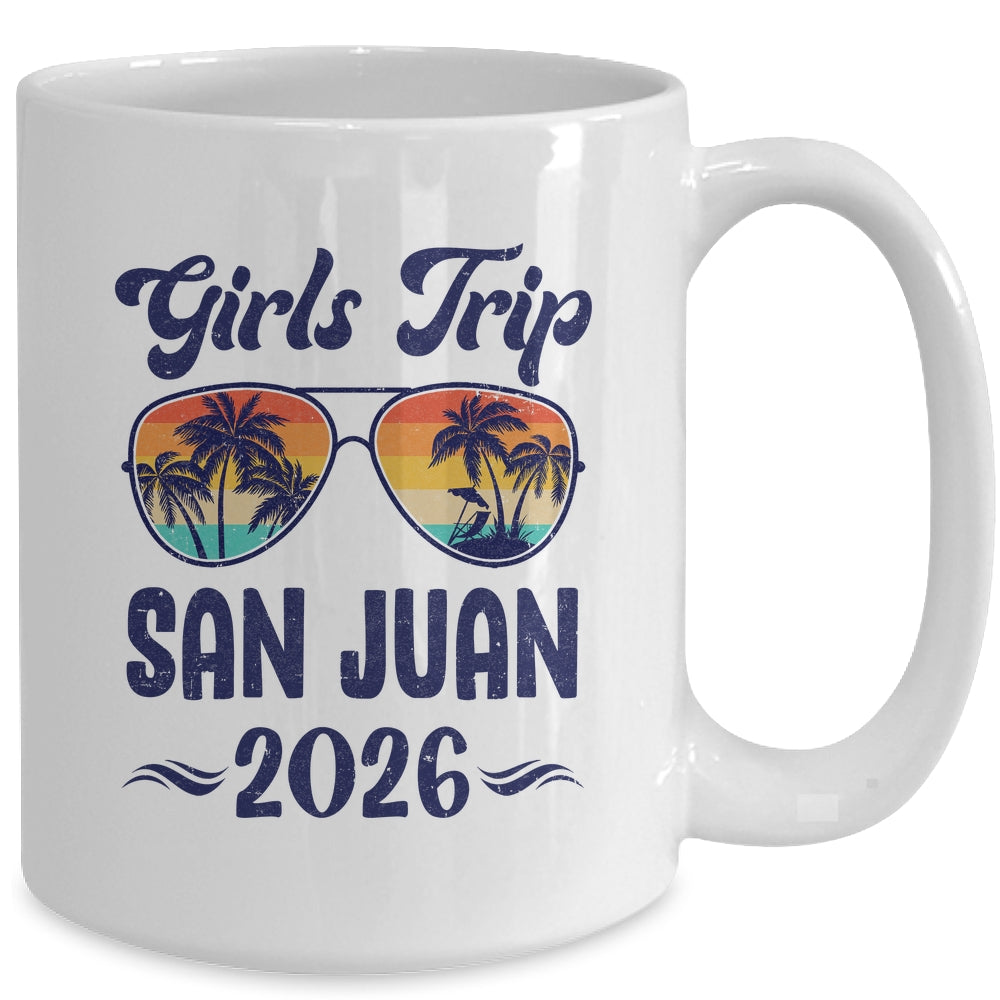 San Juan Girls Trip Beach Vacation 2026 Matching Group Mug | siriusteestore