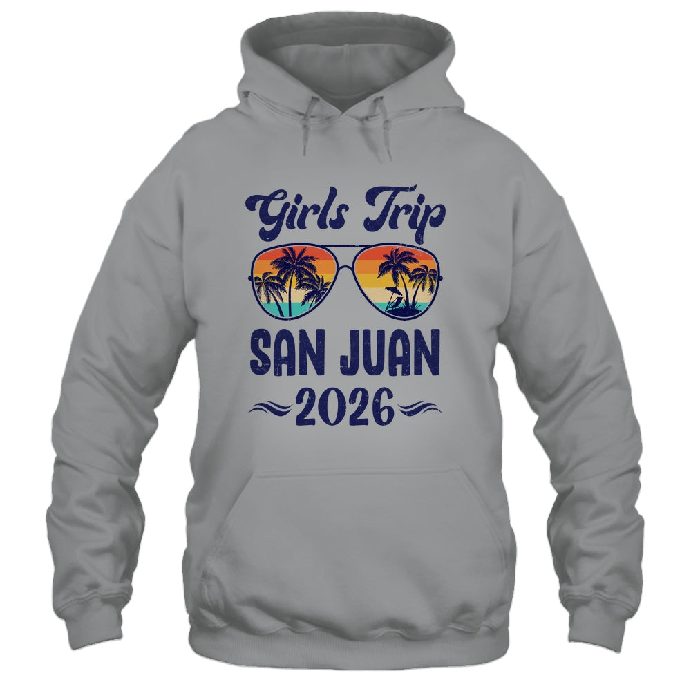 San Juan Girls Trip Beach Vacation 2026 Matching Group Shirt & Tank Top | siriusteestore