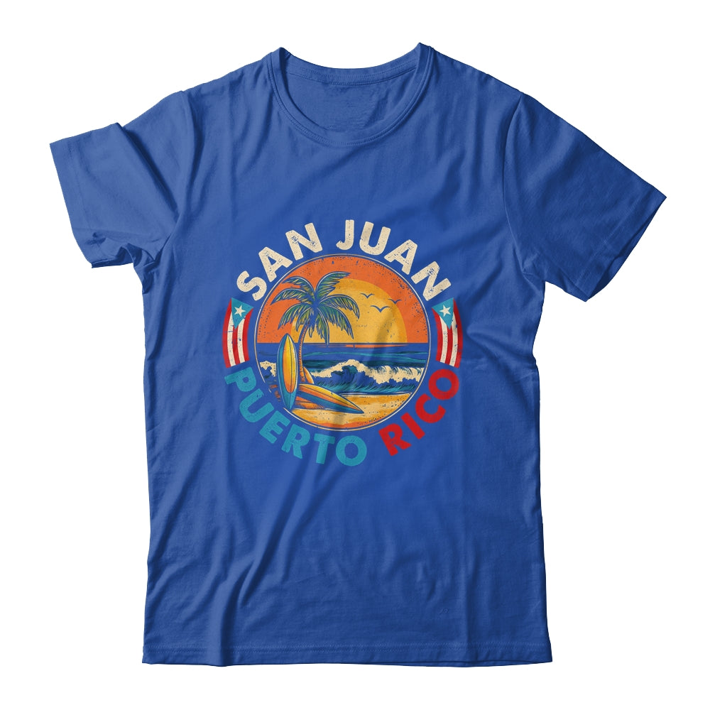 San Juan Puerto Rico Beach Retro Vintage 70s Sunset Summer Shirt & Tank Top | siriusteestore