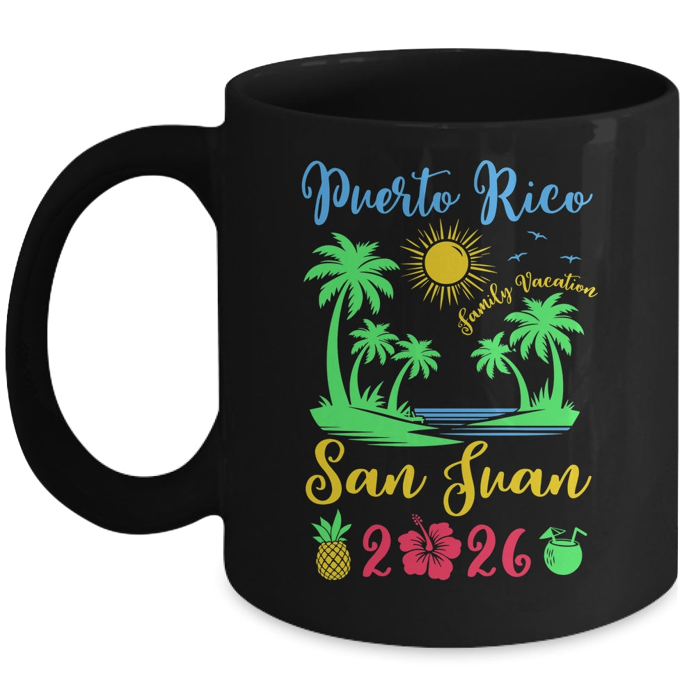 San Juan Puerto Rico Family Vacation 2026 San Juan Souvenirs Mug | siriusteestore