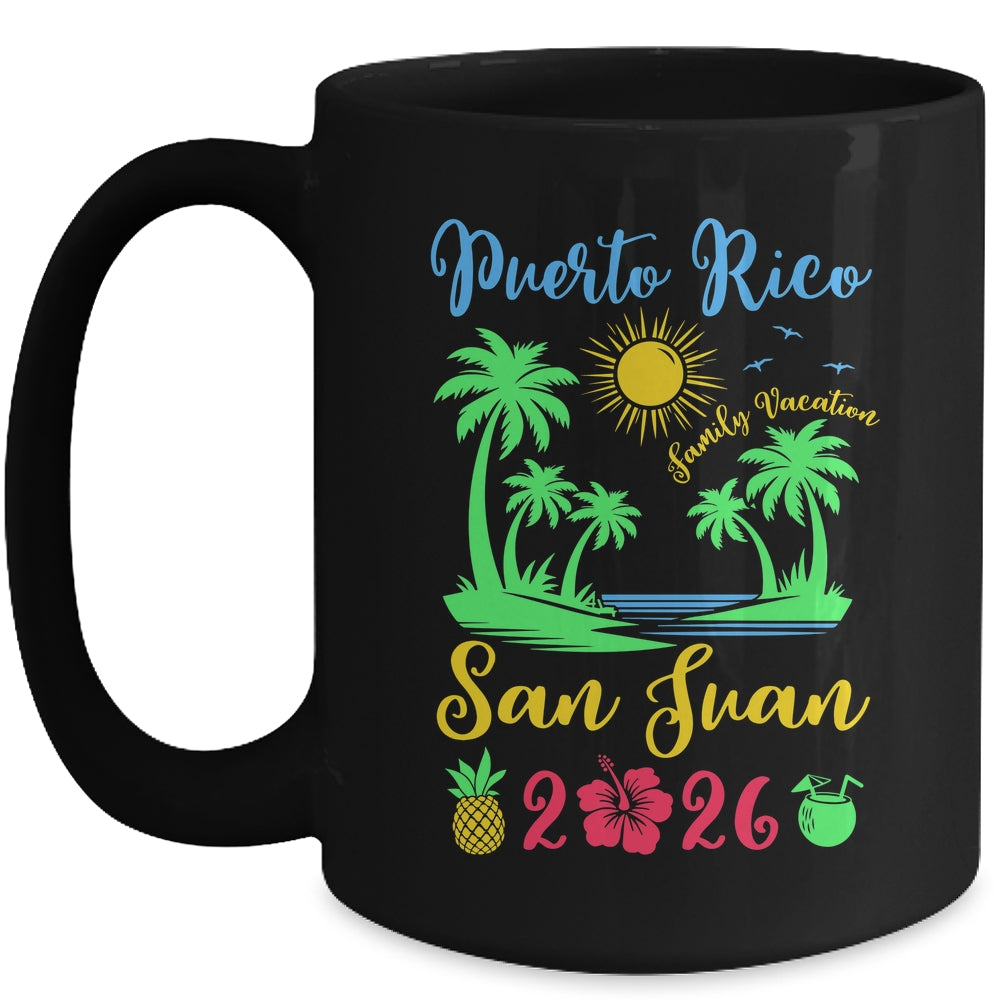 San Juan Puerto Rico Family Vacation 2026 San Juan Souvenirs Mug | siriusteestore