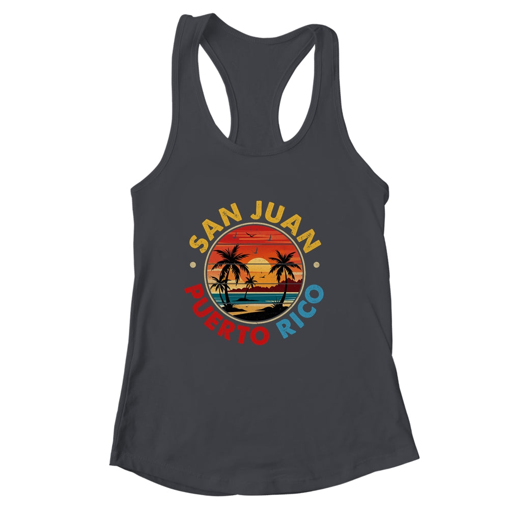 San Juan Puerto Rico Vintage Graphic Retro 70s Vacation Shirt & Tank Top | siriusteestore