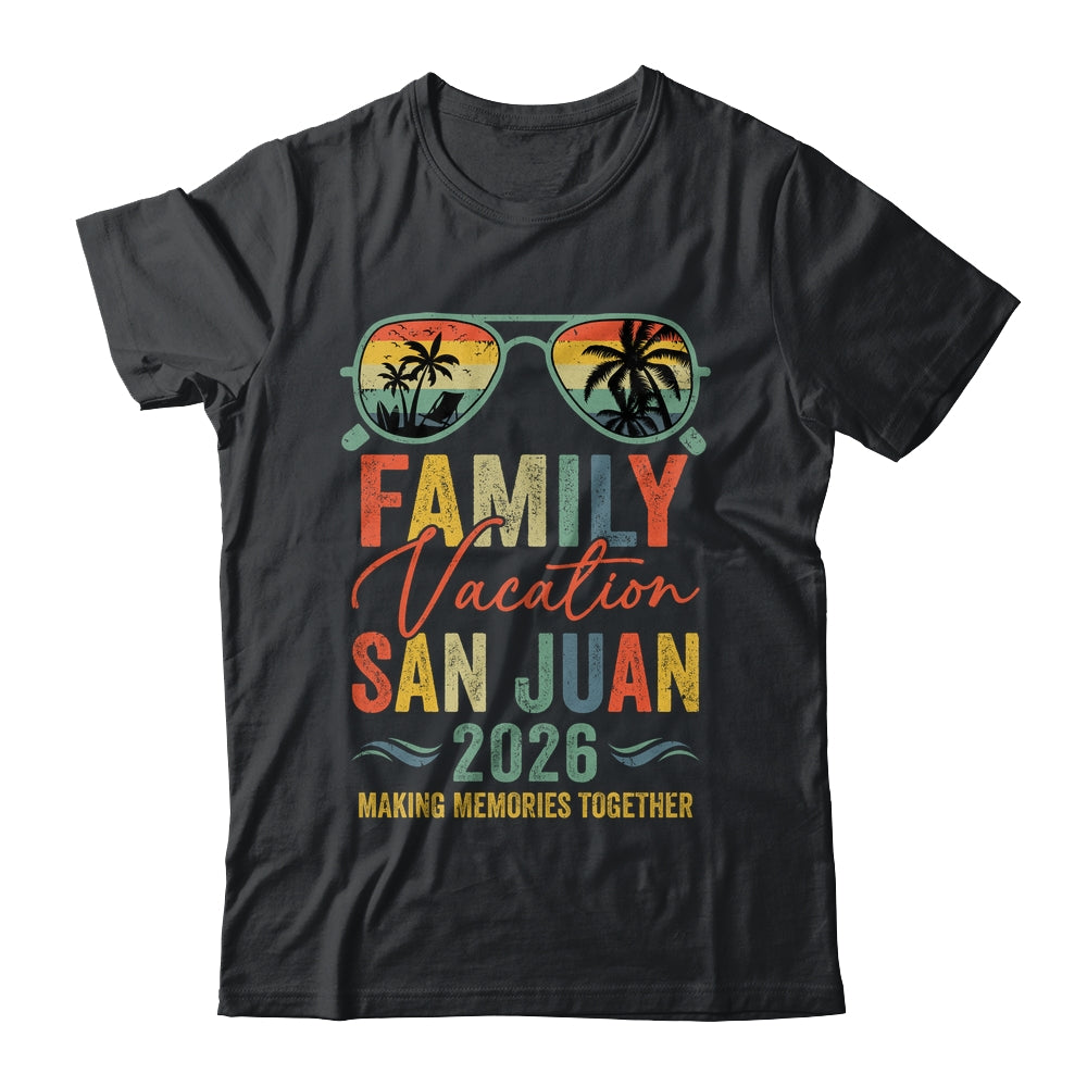 San Juan Vacation 2026 Matching Family Group Summer Shirt & Tank Top | siriusteestore
