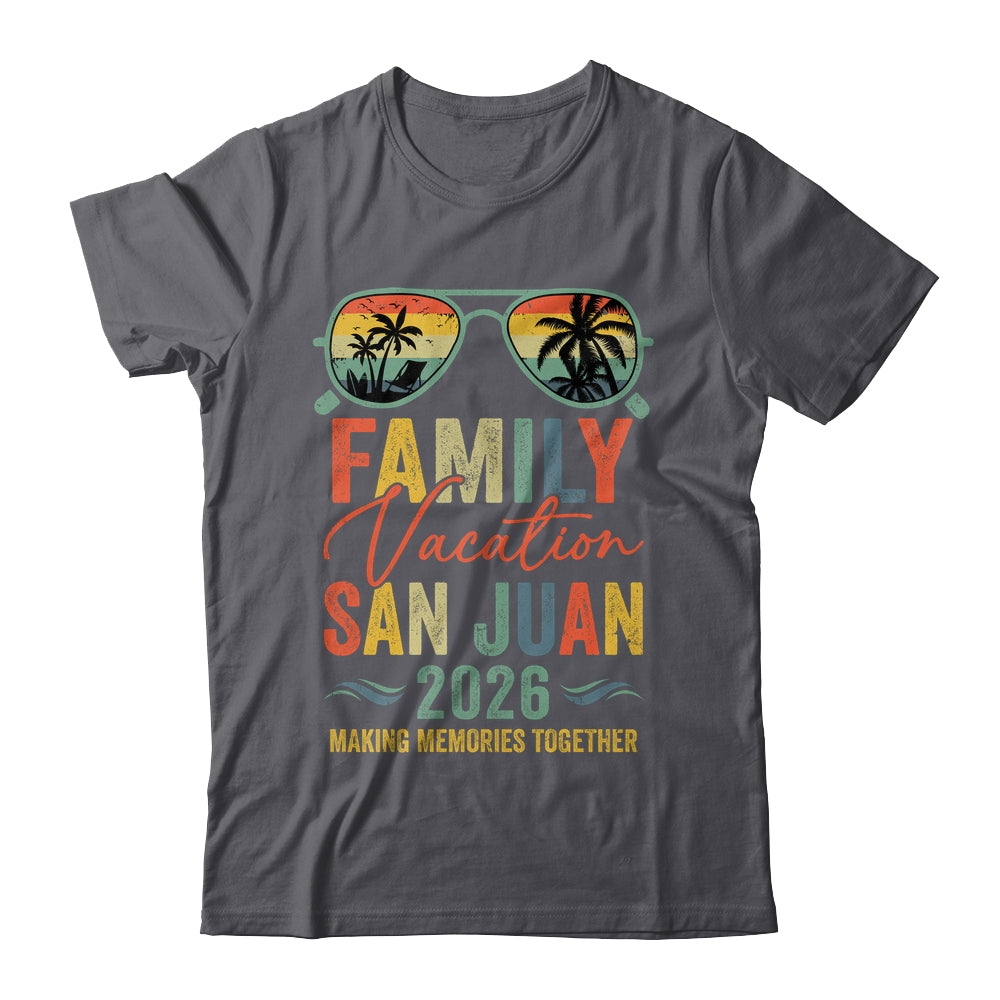 San Juan Vacation 2026 Matching Family Group Summer Shirt & Tank Top | siriusteestore