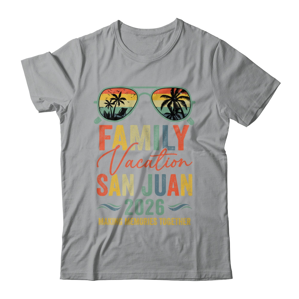 San Juan Vacation 2026 Matching Family Group Summer Shirt & Tank Top | siriusteestore