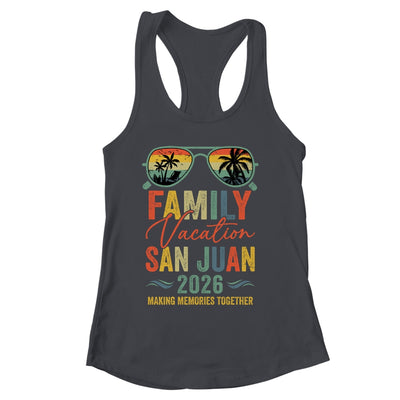 San Juan Vacation 2026 Matching Family Group Summer Shirt & Tank Top | siriusteestore