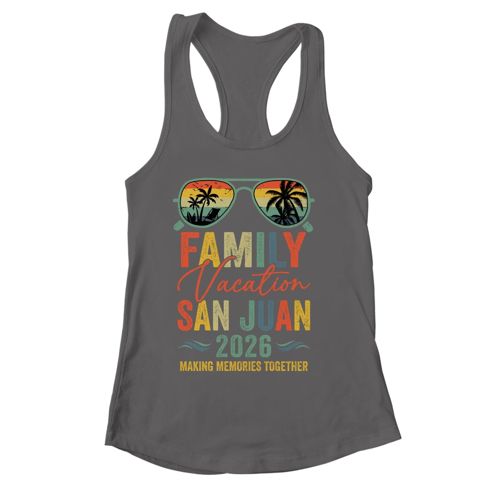 San Juan Vacation 2026 Matching Family Group Summer Shirt & Tank Top | siriusteestore
