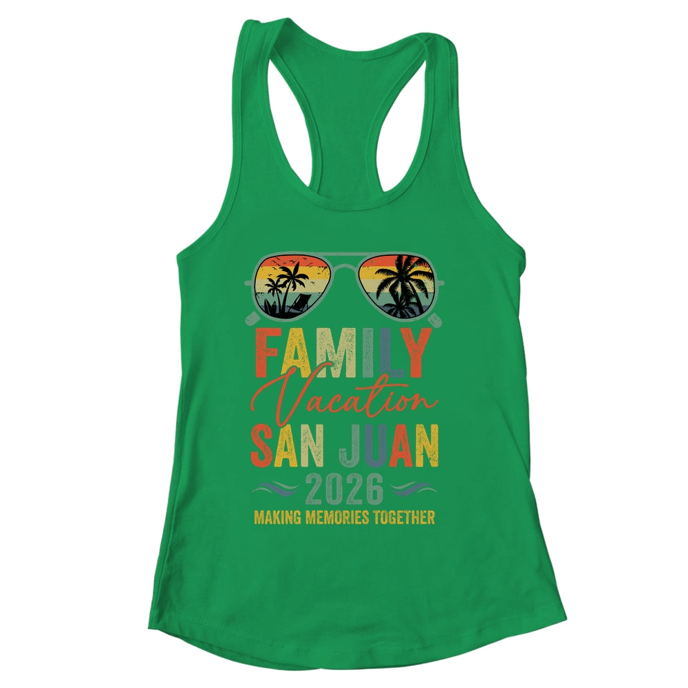 San Juan Vacation 2026 Matching Family Group Summer Shirt & Tank Top | siriusteestore