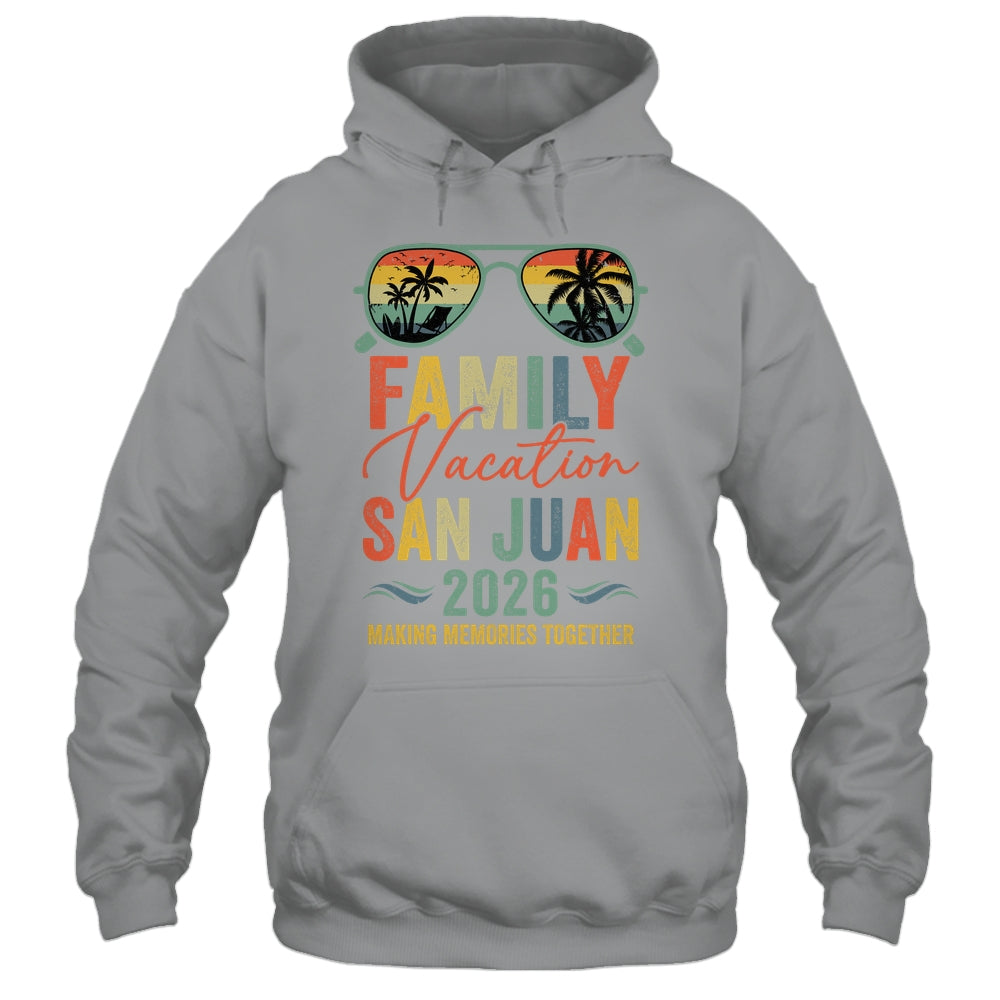 San Juan Vacation 2026 Matching Family Group Summer Shirt & Tank Top | siriusteestore