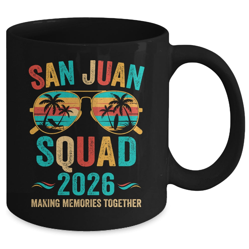 San Juan Vacation Squad 2026 Family Matching Vintage Mug | siriusteestore
