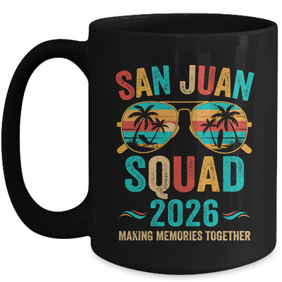 San Juan Vacation Squad 2026 Family Matching Vintage Mug | siriusteestore