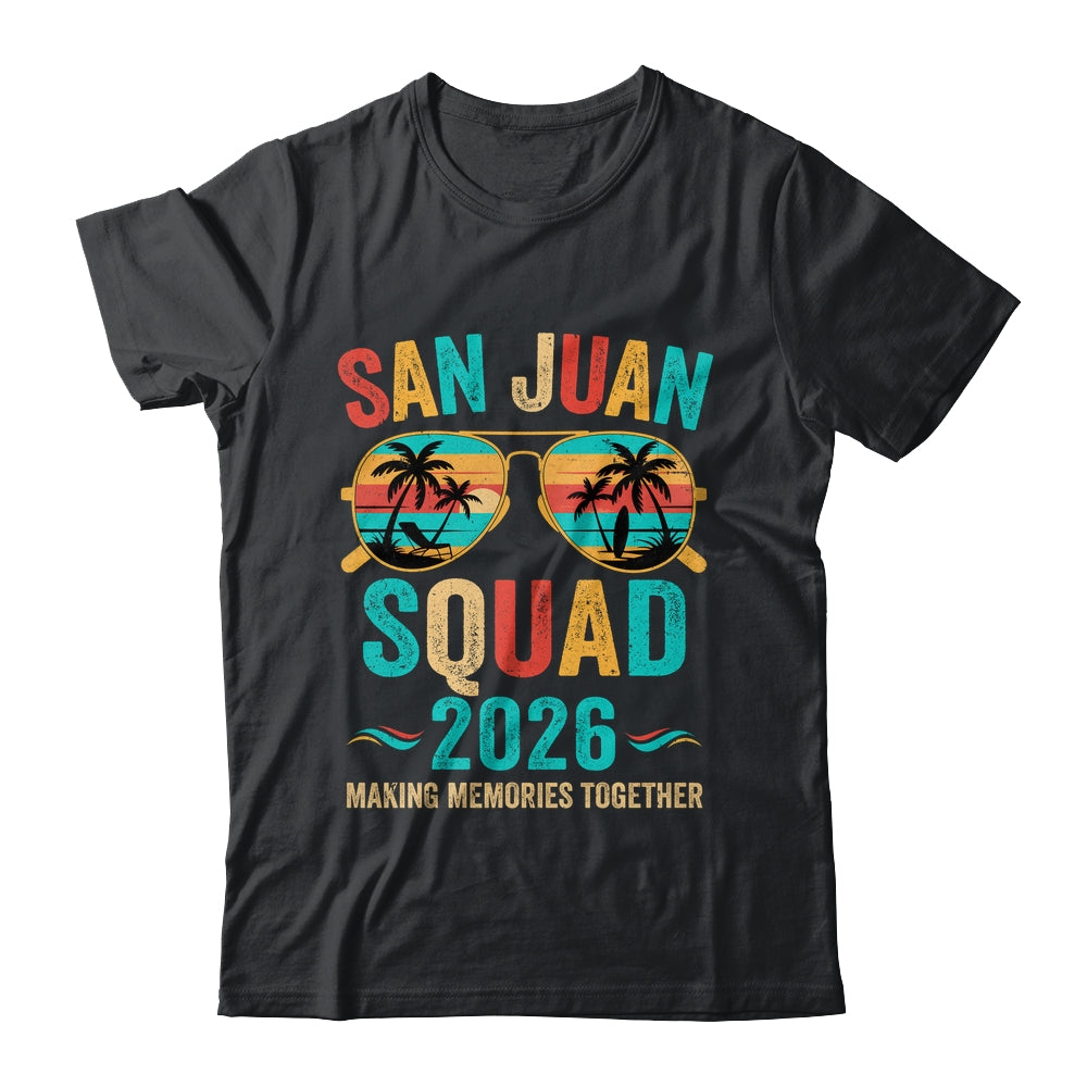 San Juan Vacation Squad 2026 Family Matching Vintage Shirt & Tank Top | siriusteestore