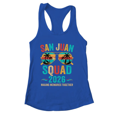 San Juan Vacation Squad 2026 Family Matching Vintage Shirt & Tank Top | siriusteestore