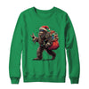 Santa Bigfoot Christmas Lights Funny Sasquatch Believe Shirt & Sweatshirt | siriusteestore