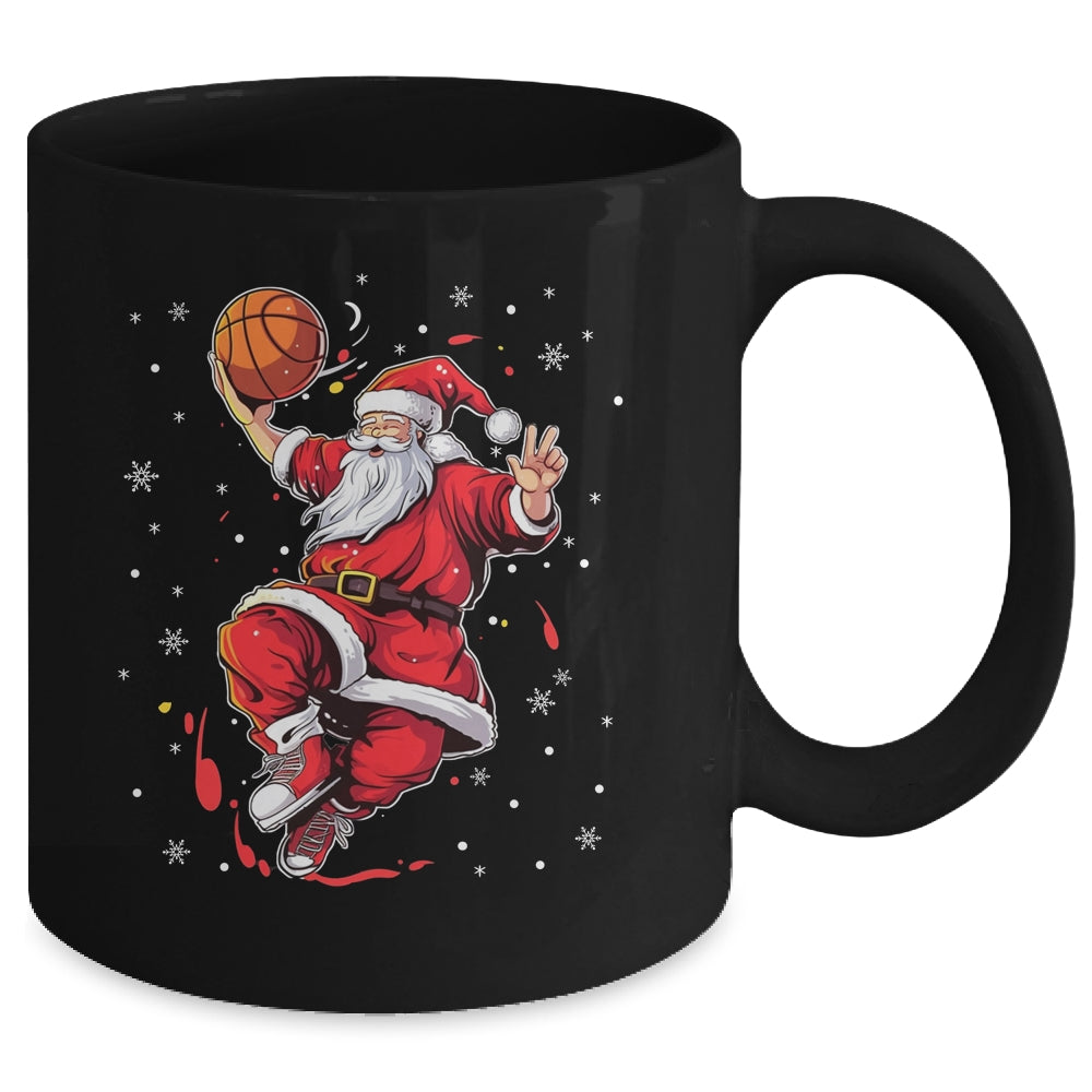 Santa Claus Basketball Christmas Xmas For Basketball Men Mug | siriusteestore