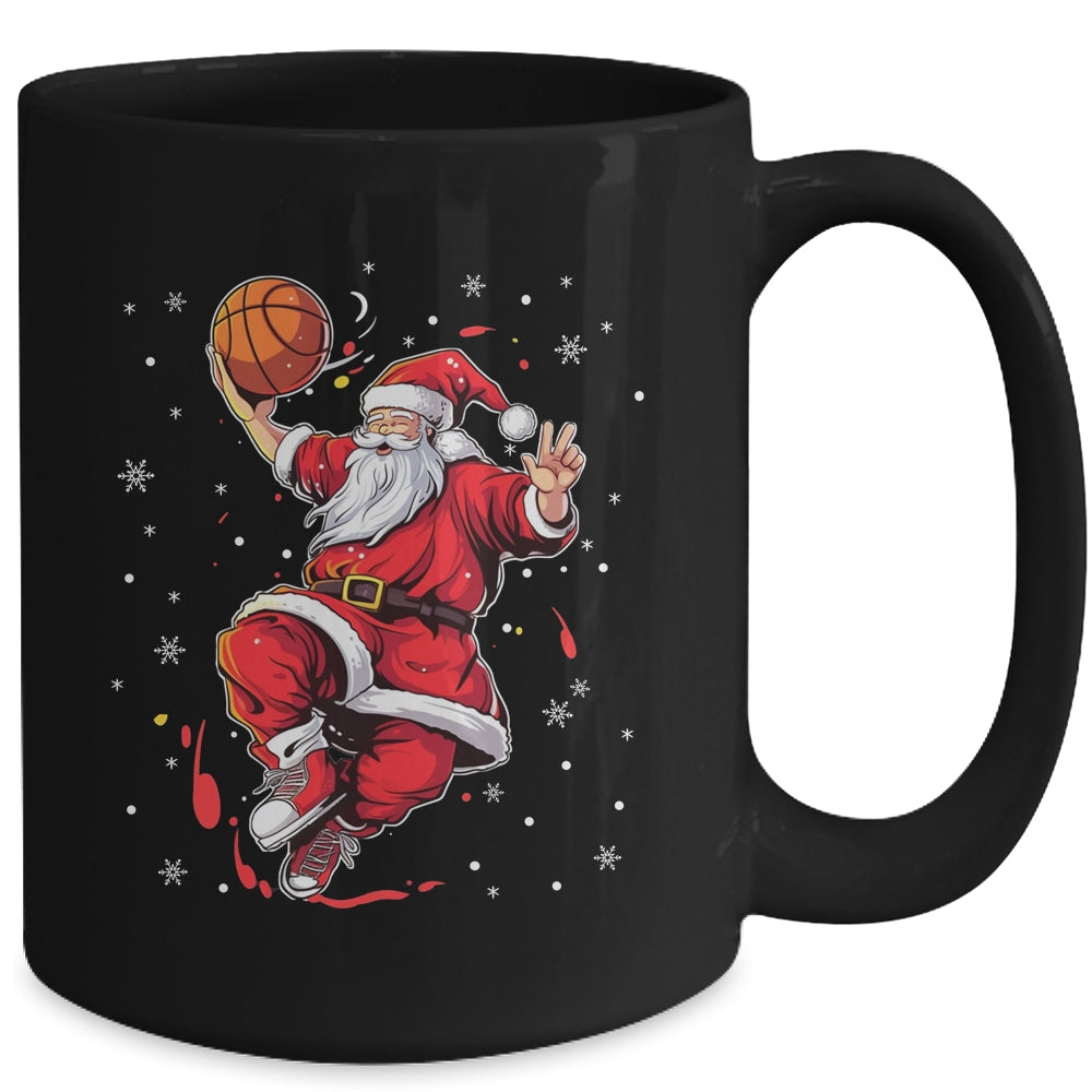 Santa Claus Basketball Christmas Xmas For Basketball Men Mug | siriusteestore