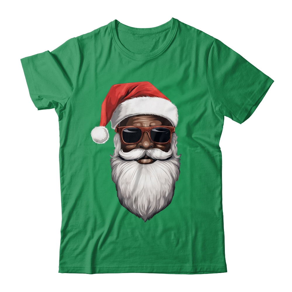 Santa Claus Black Xmas Santa Afro African American Christmas Shirt & Sweatshirt | siriusteestore
