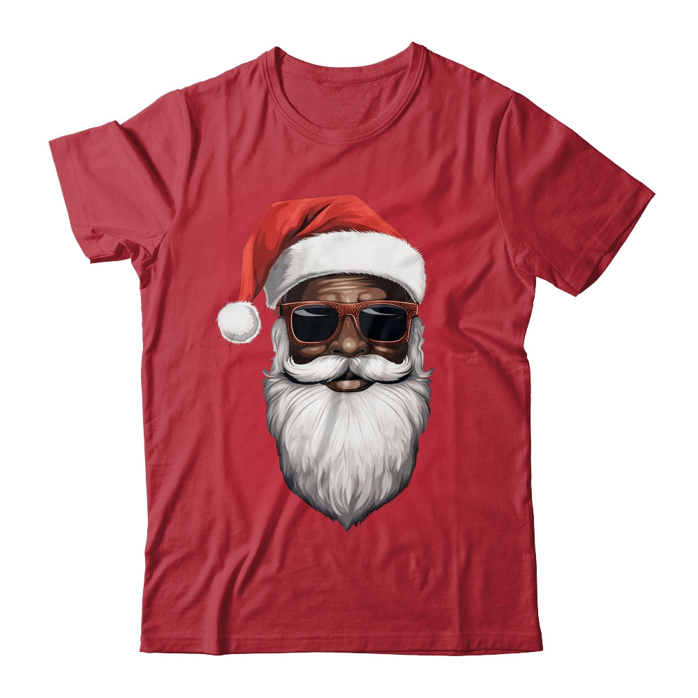 Santa Claus Black Xmas Santa Afro African American Christmas Shirt & Sweatshirt | siriusteestore
