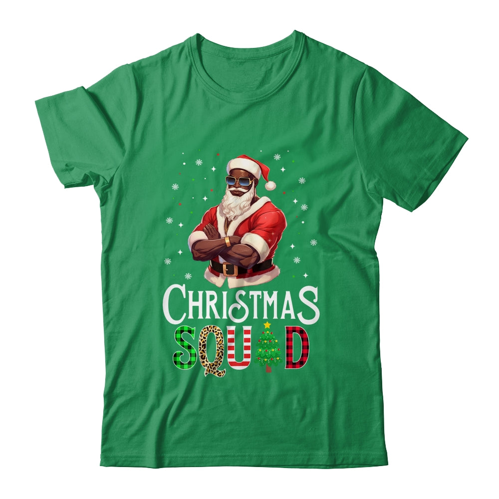 Santa Claus Christmas Squad Black Men African American Shirt & Sweatshirt | siriusteestore