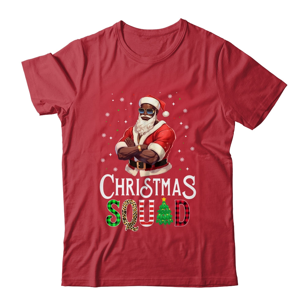 Santa Claus Christmas Squad Black Men African American Shirt & Sweatshirt | siriusteestore