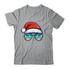 Santa Claus Hat Sunglasses Beach Christmas In July Summer Shirt & Tank Top | siriusteestore