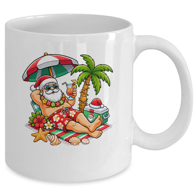 Santa Claus In Swim Christmas In July Beach Trip Men Women Mug | siriusteestore