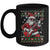 Santa Claus Playing Guitar Musician Guitarist Ugly Christmas Mug | siriusteestore