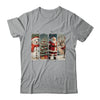 Santa Claus Vintage Christmas Coquette Bow Reindeer Snowman Shirt & Sweatshirt | siriusteestore