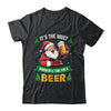 Santa Drinking Beer It's The Most Wonderful Time For A Beer Shirt & Sweatshirt | siriusteestore
