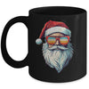 Santa Face Retro Sunglasses Christmas Men Women Xmas Mug | siriusteestore